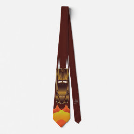Corbata Diseño Retro Stretch Automobile Car Necktie