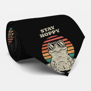 Corbata Diseño Retro Vintage Amante de la Rana y el Sapo D