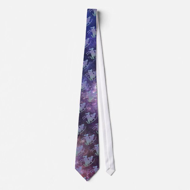 Corbata Diseño Sagittarius & Nebula 6 Canto masculino (Anverso)