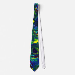 Corbata diseño sin título de la impresión de los ledaja