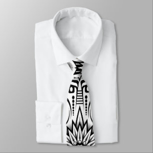 Corbata Diseño tribal artístico