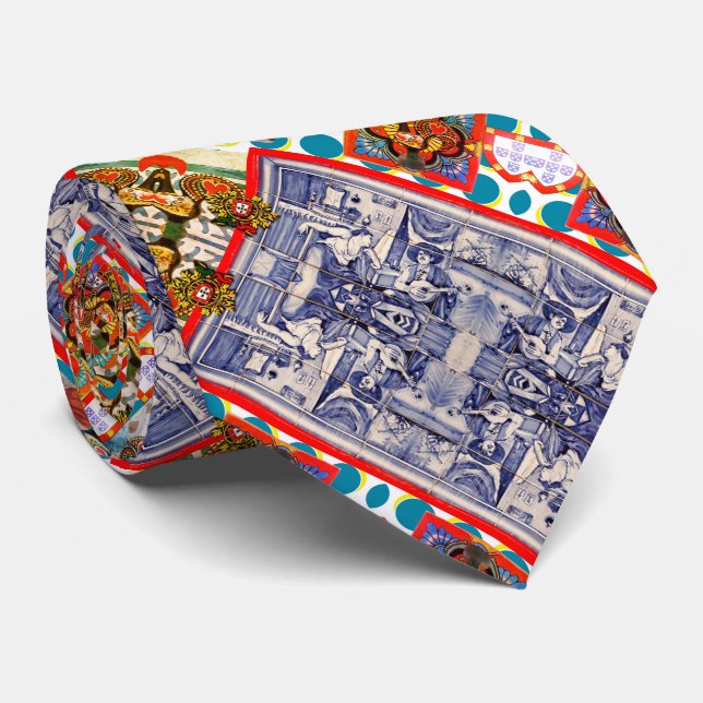 Corbata Diseños de Portugal (Enrollado)