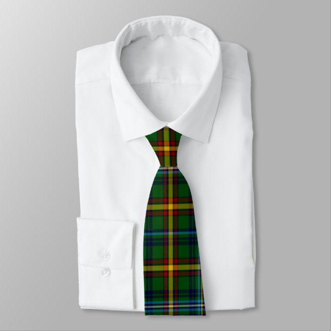 Corbata Distrito de Irish Down Tartan (Atado)