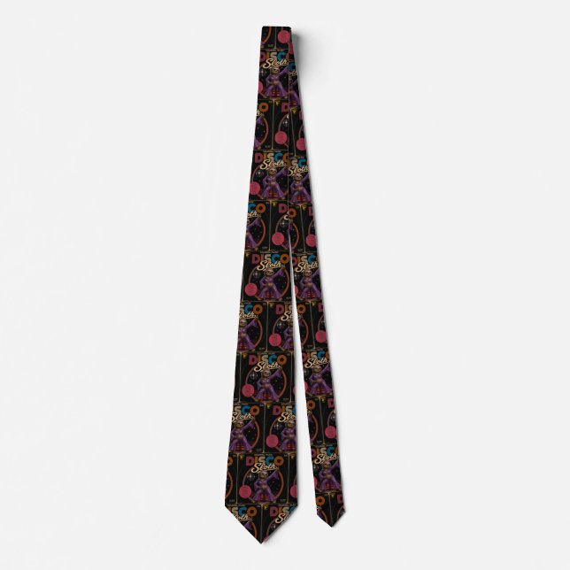 Corbata Diva Disco Perezoso (Anverso)
