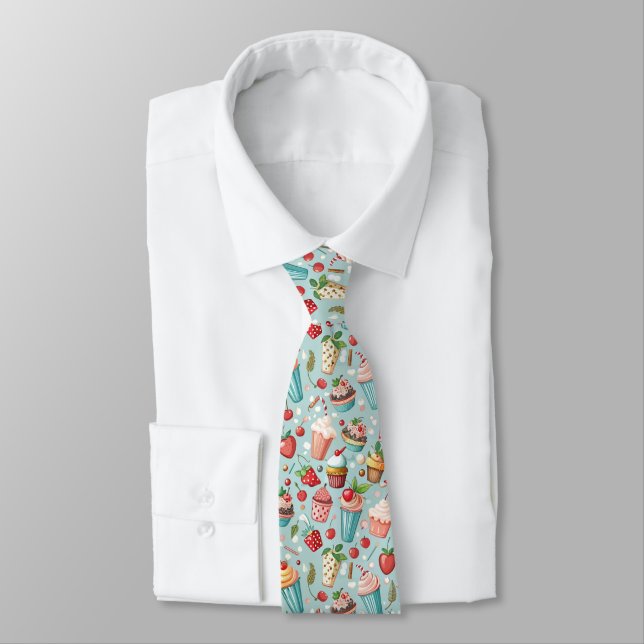Corbata Diversión de Helado (Atado)