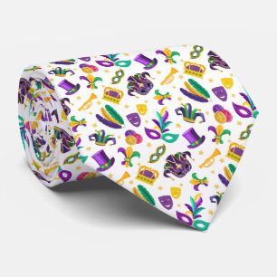 Corbata Diversión de Mardi Gras