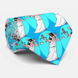 Corbata divertida de abogado justicia humor