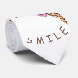 Corbata Divertida jirafa de la lengua y el juguetón del vi