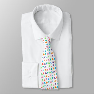 Corbata Divertida temporada de fiestas de color funky FA L