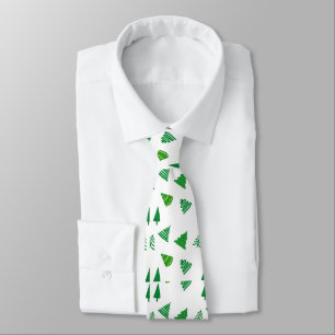 Corbata Divertido juego de diseño de árbol de Navidad