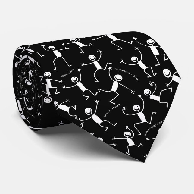 Corbata Divertido Personalizado de Terapia Física PT (Enrollado)