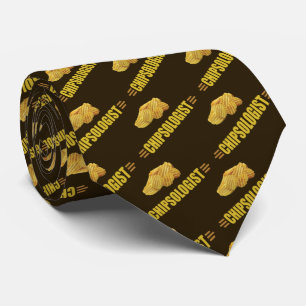 Corbata Divertidos amantes de la patata CHIPSOLOGIST