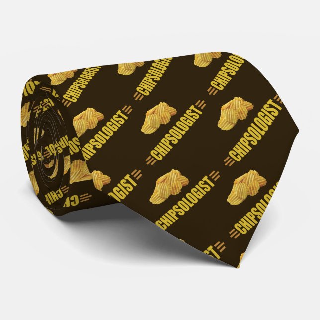 Corbata Divertidos amantes de la patata CHIPSOLOGIST (Enrollado)