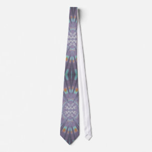 Corbata Doble Black Tie Dye Swirls Necktie