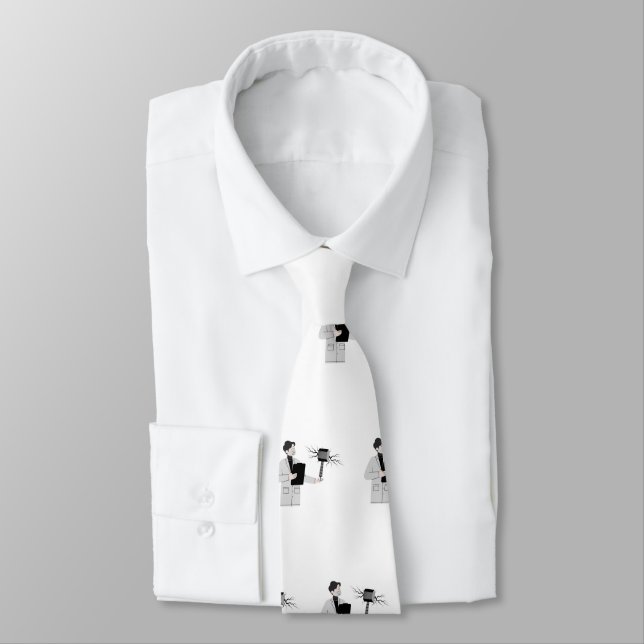 CORBATA DOC -THOR BLANCO NECK TIE (Atado)