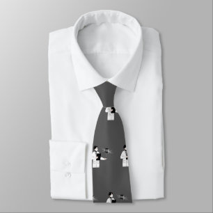 CORBATA DOC -THOR GRY NECK TIE