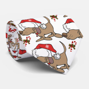 CORBATA ****DOGGIE HACE SANTA CLAUS*** TIE