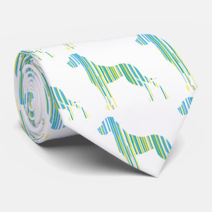 Corbata Dogo alemán verde