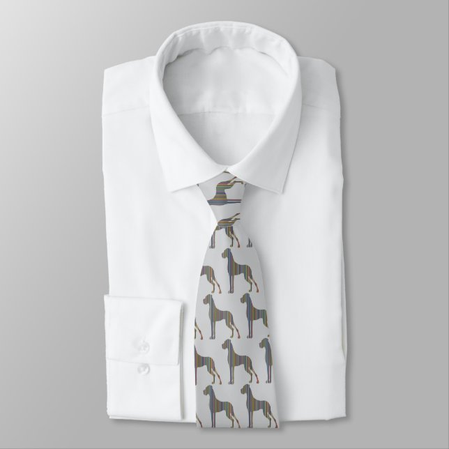 Corbata Dogo de rayas (Atado)
