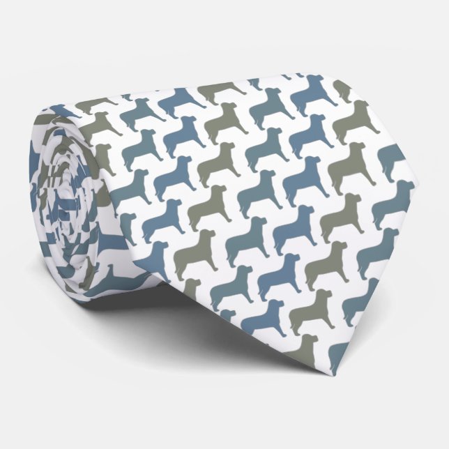 Corbata Dogs Tie Armani Gray (Enrollado)