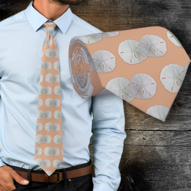 Corbata Dólares de Arena Esposo Coral Naranja (Subido por el creador)