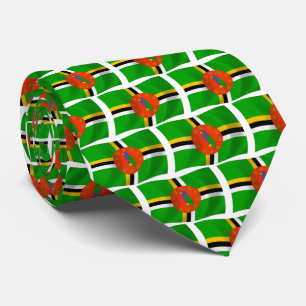 Corbata Dominica Flag Tie