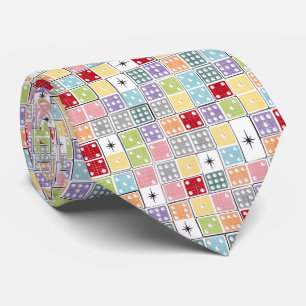 Corbata Dominoes de Retro Starburst