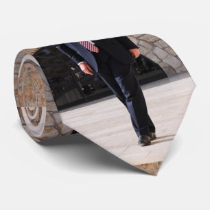 Corbata Donald Trump en la pared occidental de Israel