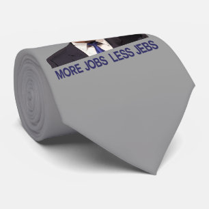 Corbata Donald Trump, más trabajos, menos Jebs