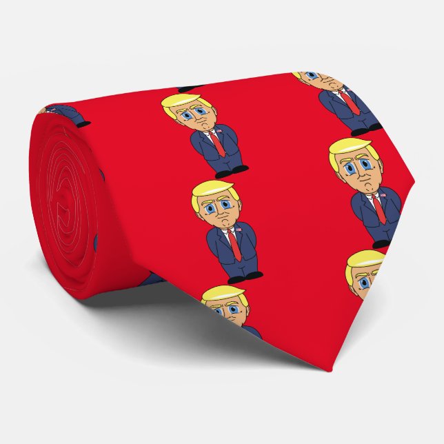 Corbata Donald Trump que parece presumido (Enrollado)