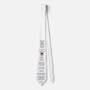 Corbata Donde están mis 2 pies