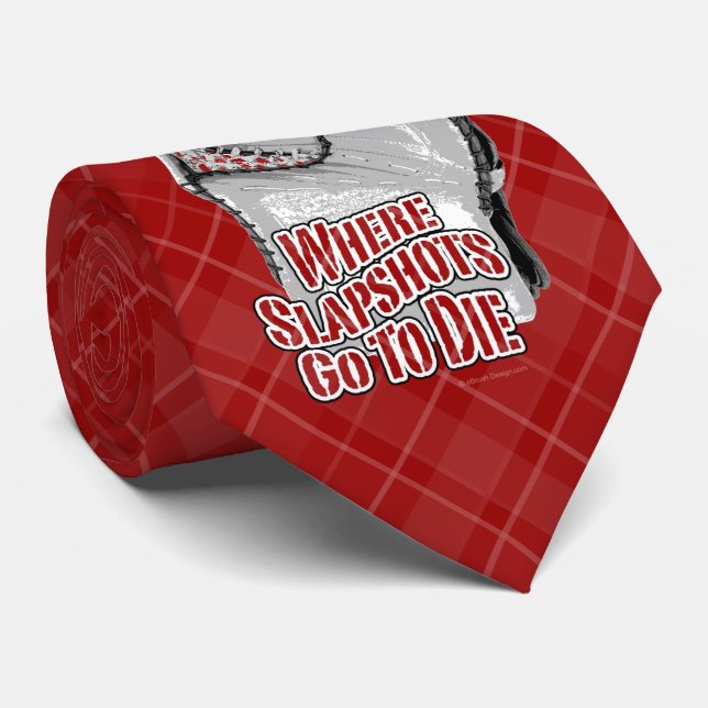 Corbata Donde Las Bofetadas Van A Morir (Hockey) (Enrollado)