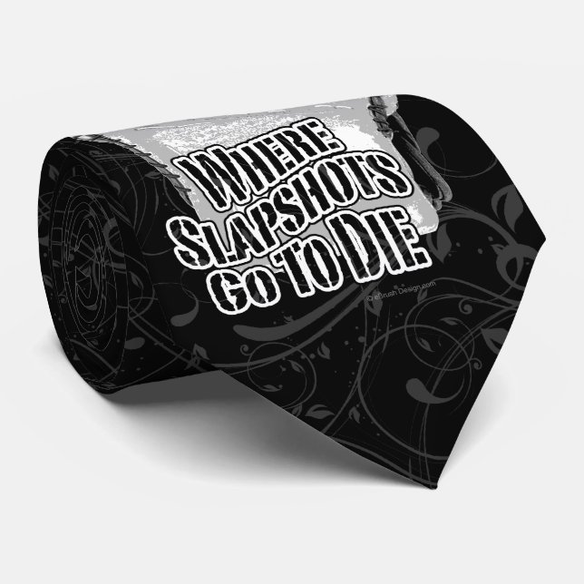 Corbata Donde Los Disparos Van A Morir (Hockey) (Enrollado)