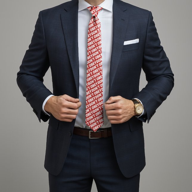 Corbata Don't Obey Portland Frog Protest (Subido por el creador)