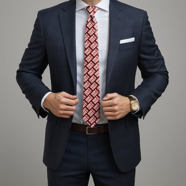 Corbata Don't Obey Portland Frog Protest (Subido por el creador)