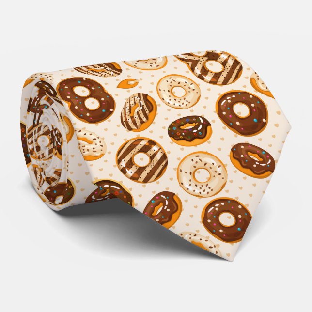 Corbata Donut Lover Pattern  (Enrollado)