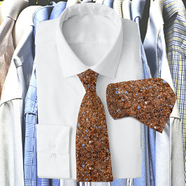 Corbata Dorado Glass Estilish Brown Bronze