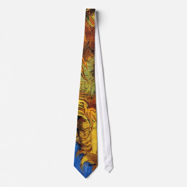 Corbata Dos Sunflowers Van Gogh Bella Artes (Anverso)
