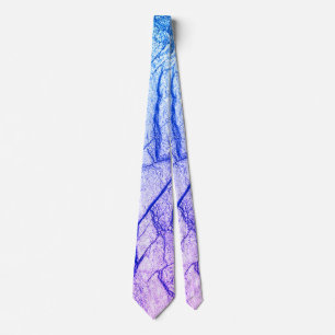Corbata Dos Tone Purple Marble Look