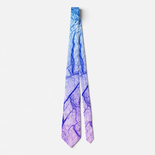 Corbata Dos Tone Purple Marble Look (Anverso)