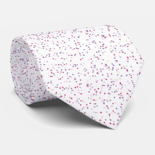 Corbata Dosis rosadas y moradas de Berry Sweet Speckled