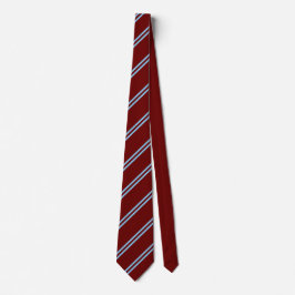 Corbata Double Stripe Maroon & Sky