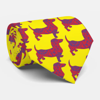 Corbata Doxie en patrón renacentista