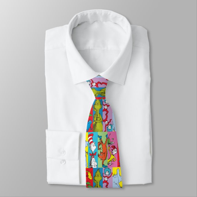 Corbata Dr. Seuss | Rebanada de Personaje (Atado)