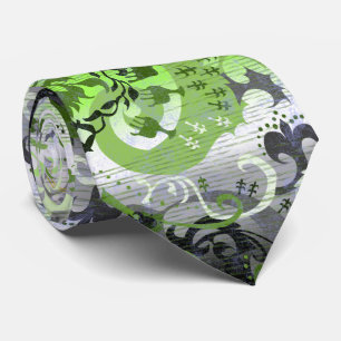 Corbata Dragón agénero damasco - Colores de la bandera del