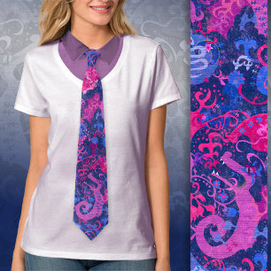 Corbata Dragón Bisexual Damask - Colores de la Bandera del