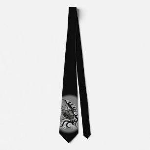Corbata Dragón chino en tatuaje