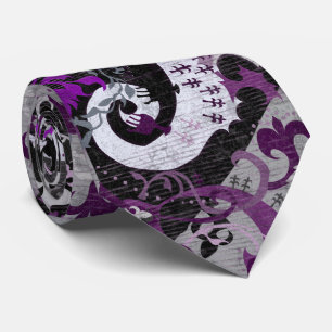 Corbata Dragón Demisexual Damask - Colores de la Bandera d
