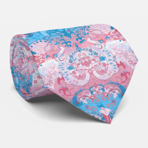 Corbata Dragón Transgénero Damask - Colores de la Bandera 