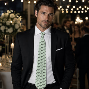 Corbata Dragón Tribal Celta Negro Verde